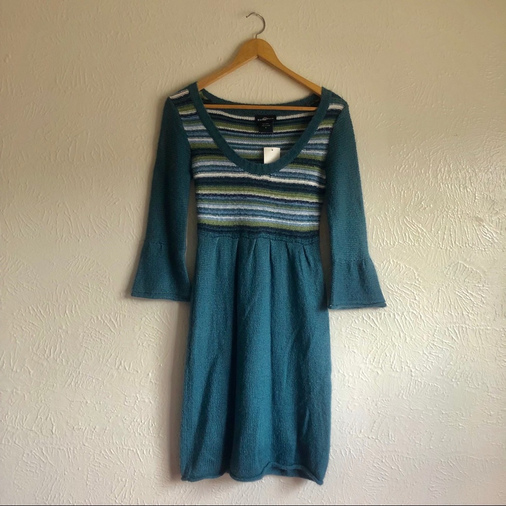 NWT Striped Sweater Mini Dress